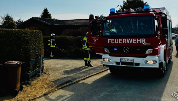 Heckenbrand im Malmsteg